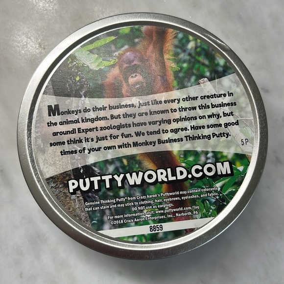Crazy Aaron's Metallic Thinking Putty - Monkey Business - Picture 2 of 3